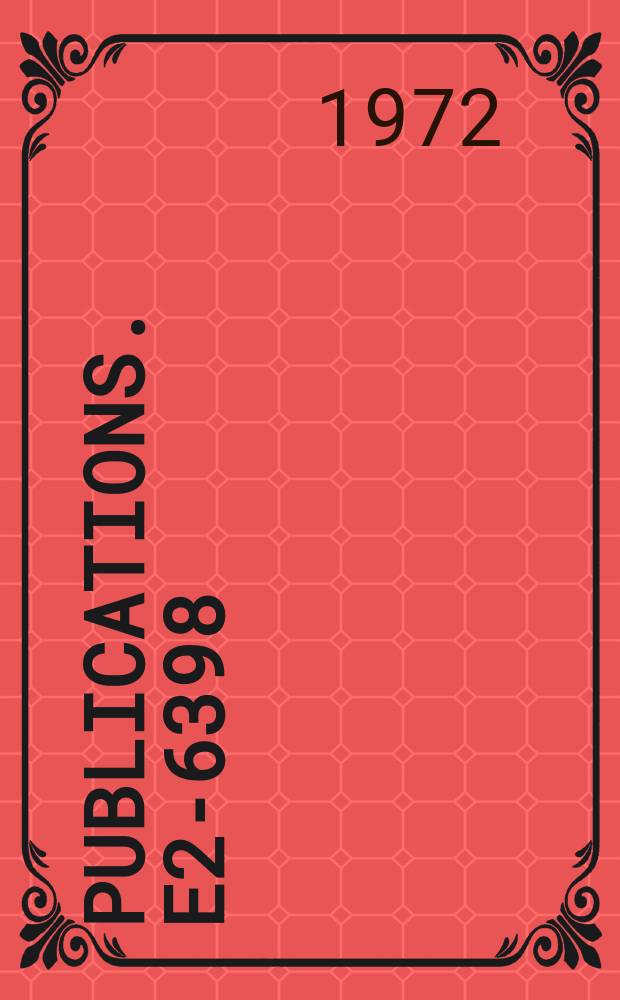 [Publications]. E2-6398 : Equal-time canonical commutation relations and perturbation theory