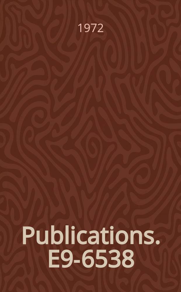 [Publications]. E9-6538 : Proton beam extraction ...