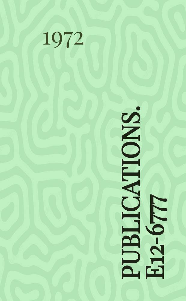 [Publications]. E12-6777 : A correlation ...