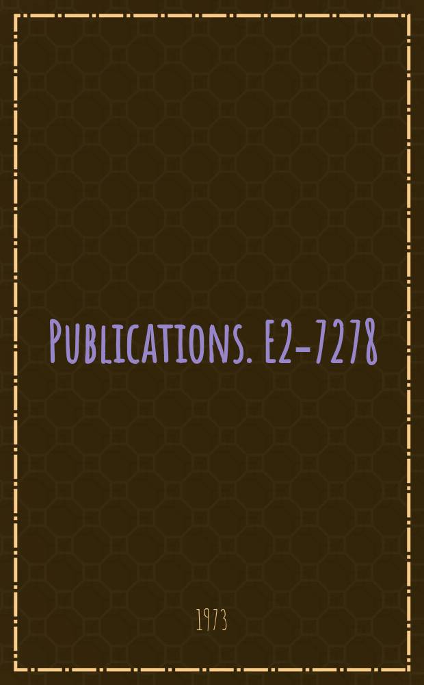 [Publications]. E2-7278 : Inelastic interactions of high energy nucleons with heavy nuclei