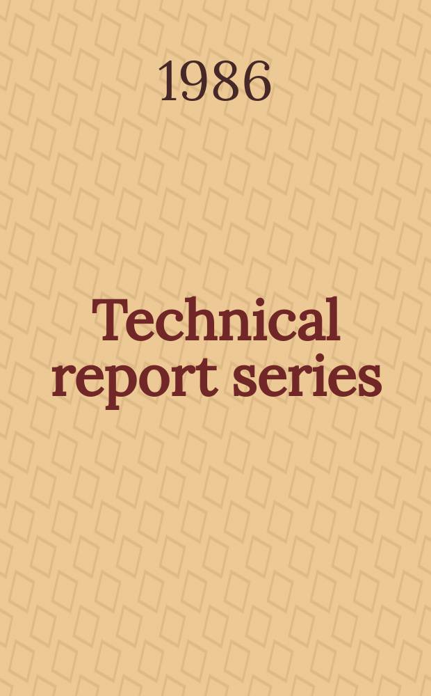 Technical report series