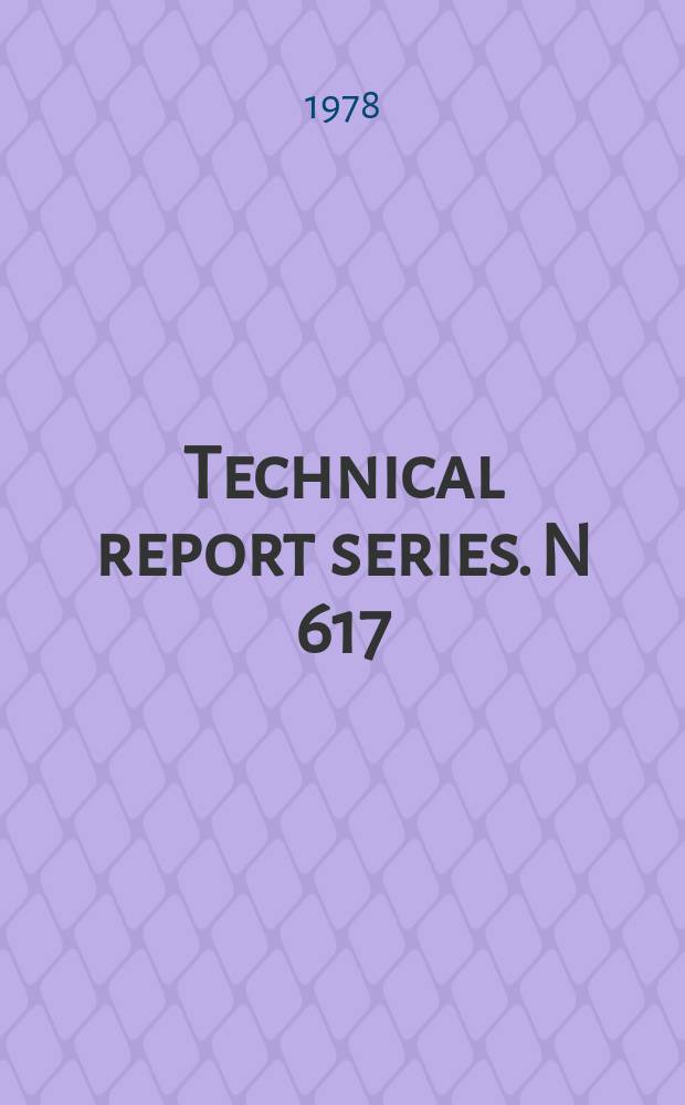 Technical report series. N 617 : Evaluation of certain food additives