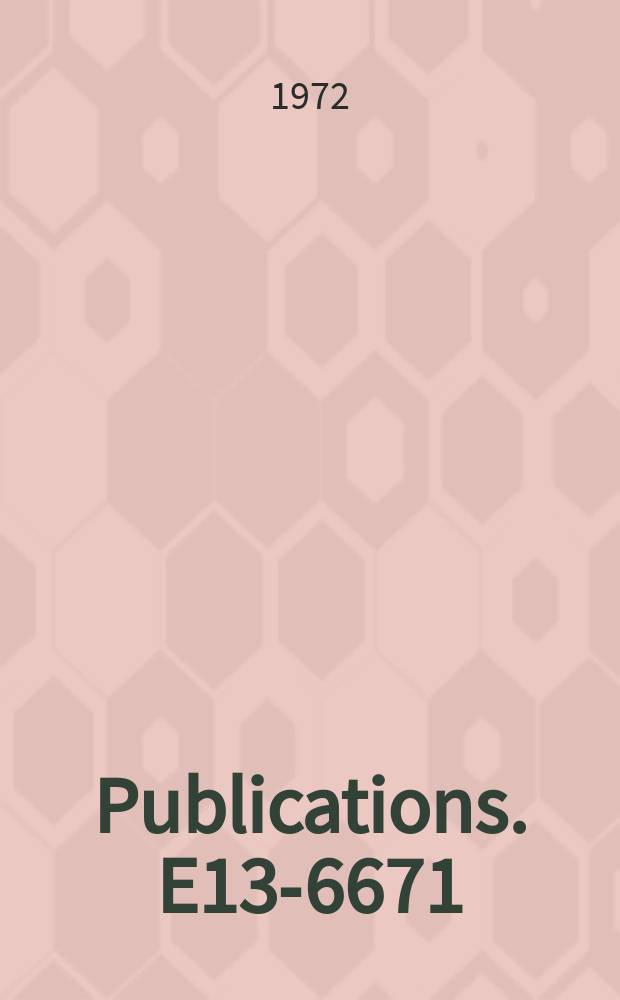 [Publications]. E13-6671 : High effective method for actinide isotope separation