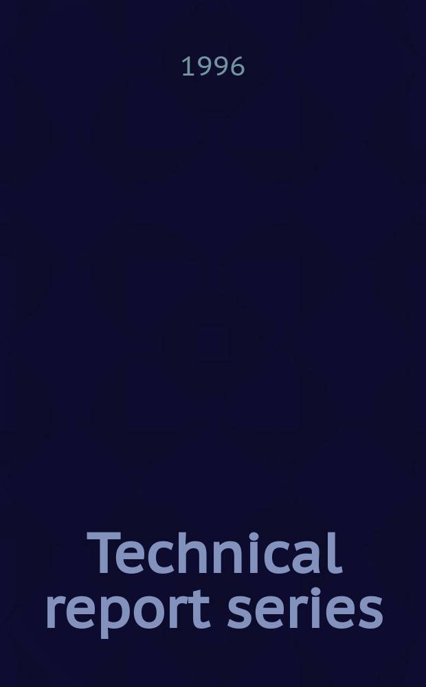 Technical report series : Evaluation of certain veterinary drug residues in food