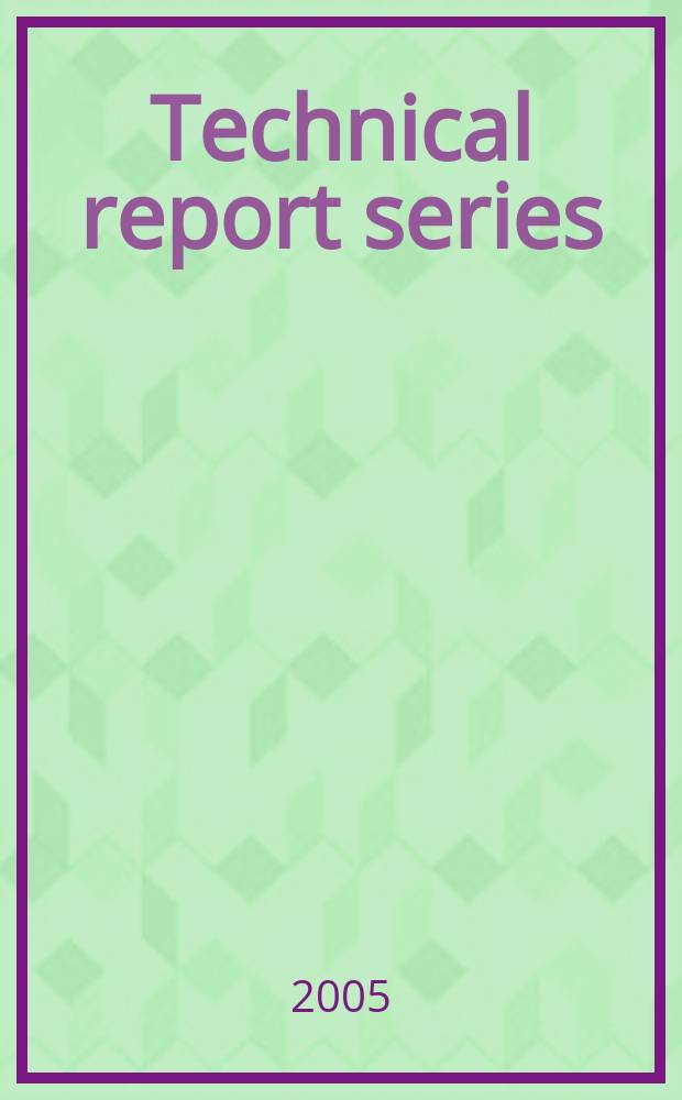 Technical report series : Evaluation of certain food additives