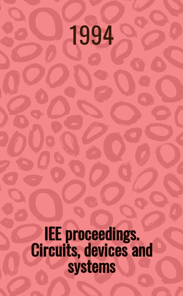 IEE proceedings. Circuits, devices and systems