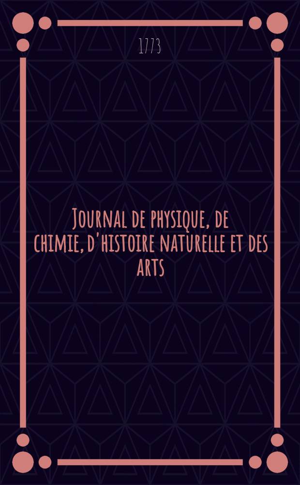 Journal de physique, de chimie, d'histoire naturelle et des arts