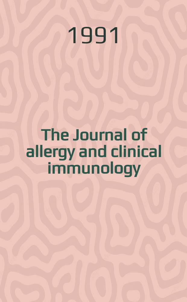 The Journal of allergy and clinical immunology : Including "Allergy abstracts" Offic. organ of Amer. acad. of allergy. Vol.88, №3, pt.2 : Guidelines for the diagnosis and management of asthma