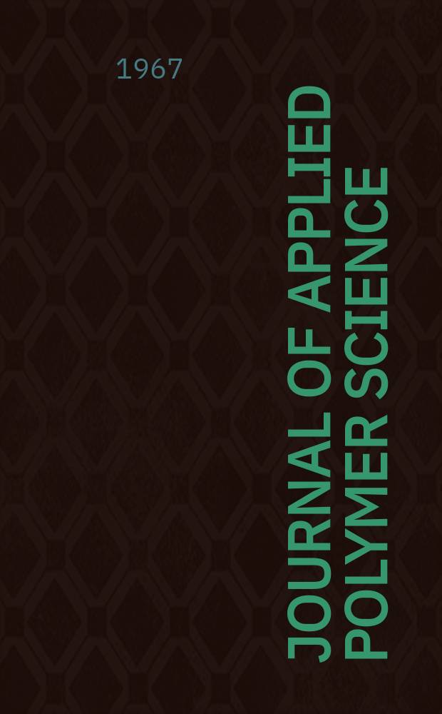 Journal of applied polymer science : Applied polymer symposia. №6 : Fiber spinning and drawing