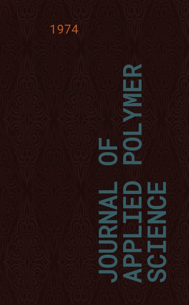 Journal of applied polymer science : Applied polymer symposia. №23 : Scanning electron microscopy of polymers and coatings