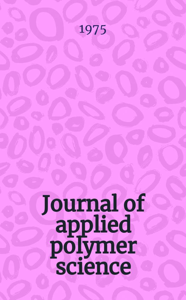 Journal of applied polymer science : Applied polymer symposia. №28 : Proceedings of the Eighth cellulose conference