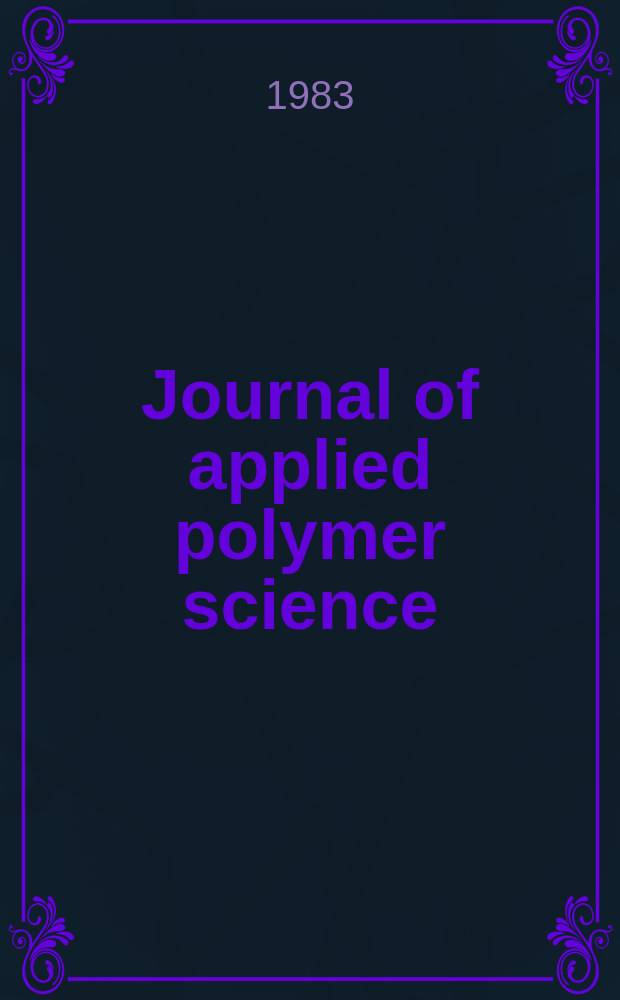 Journal of applied polymer science : Applied polymer symposia. №37 : Proceedings of the Ninth cellulose conference
