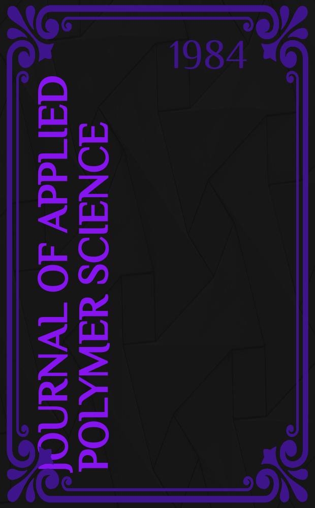 Journal of applied polymer science : Applied polymer symposia. №40 : Wood adhesives