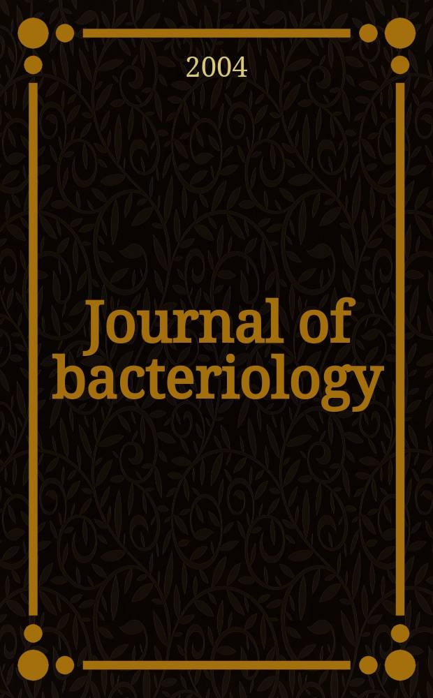 Journal of bacteriology : Offic. organ of the Soc. of Amer. bacteriologists. Vol.186, №7