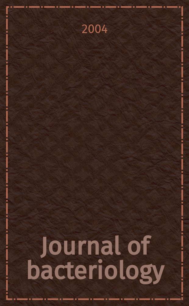 Journal of bacteriology : Offic. organ of the Soc. of Amer. bacteriologists. Vol.186, №17