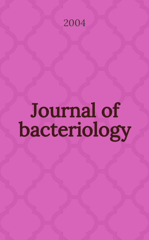 Journal of bacteriology : Offic. organ of the Soc. of Amer. bacteriologists. Vol.186, №18