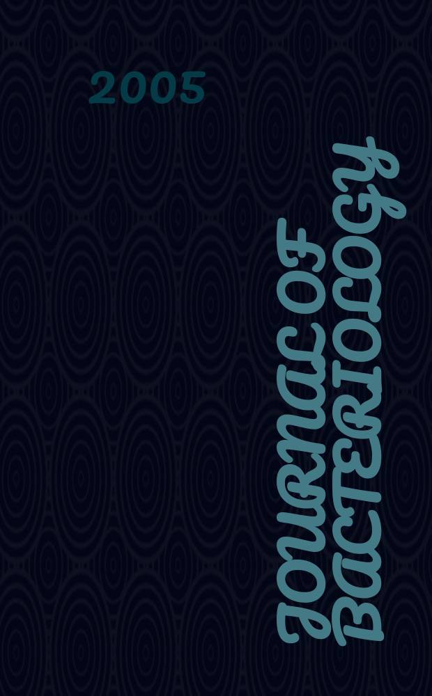 Journal of bacteriology : Offic. organ of the Soc. of Amer. bacteriologists. Vol.187, №1