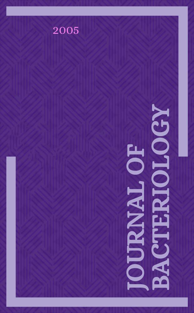Journal of bacteriology : Offic. organ of the Soc. of Amer. bacteriologists. Vol.187, №6