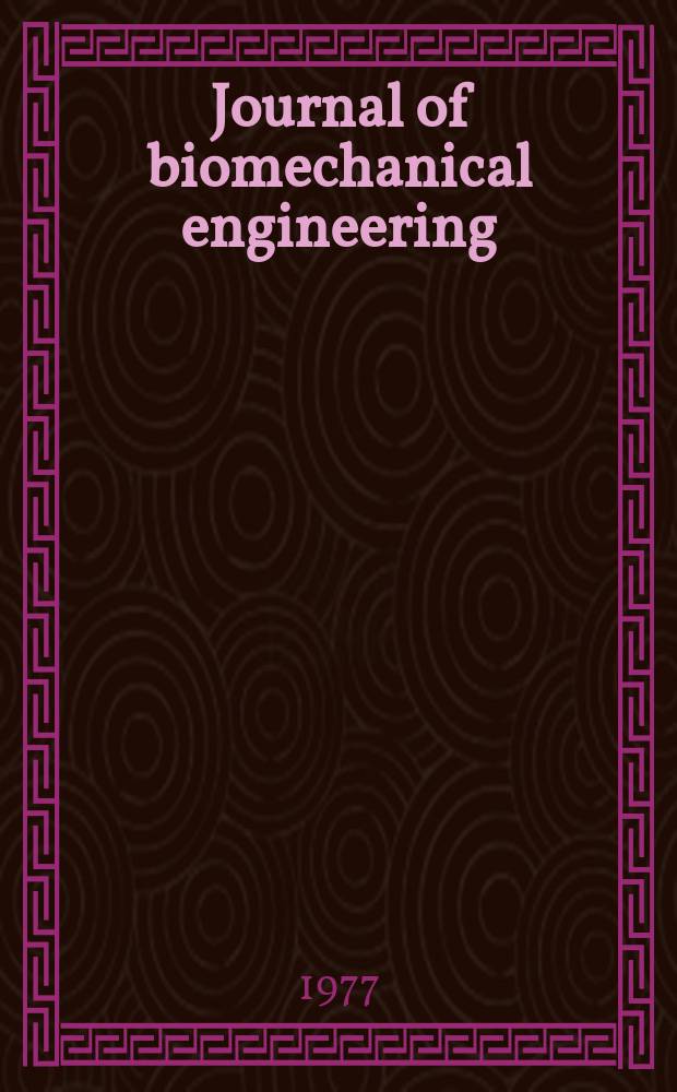 Journal of biomechanical engineering