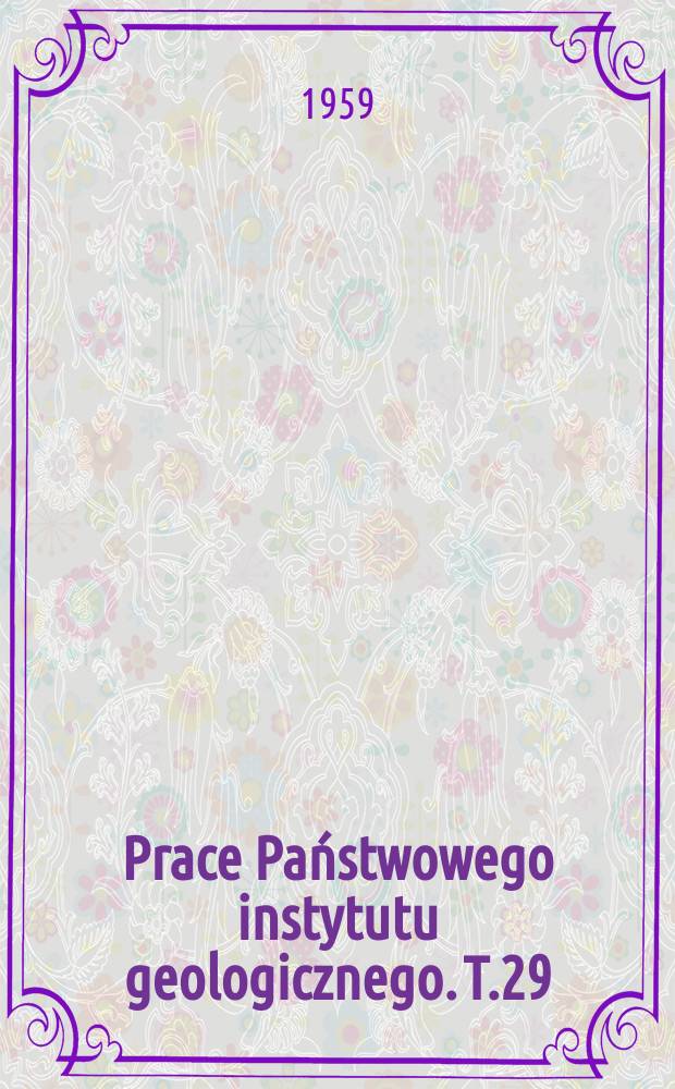 Prace Państwowego instytutu geologicznego. T.29 : W jakich drewnach kopalnych kryją się scsry konińskie