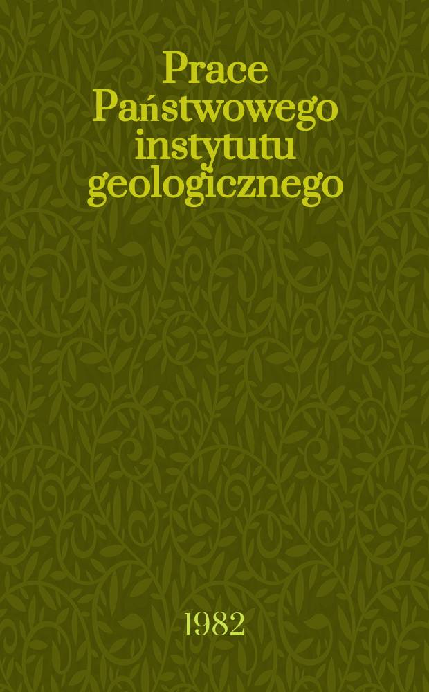 Prace Państwowego instytutu geologicznego : Révision des mégaspores à gula du carbonifère