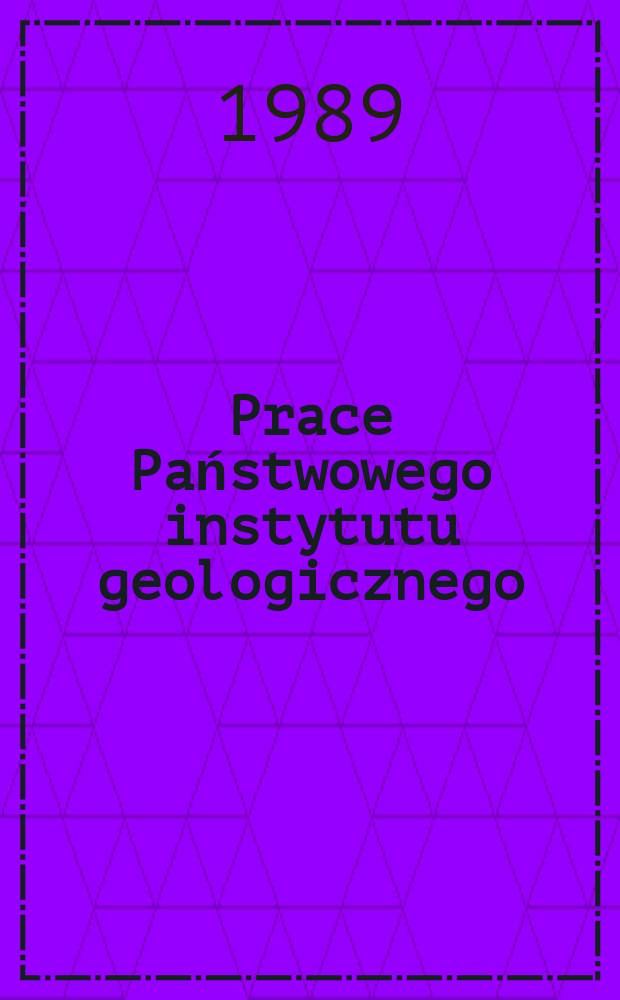 Prace Państwowego instytutu geologicznego : Warunki hydrogeologiczne Lubelskiego zagłębia wealowego