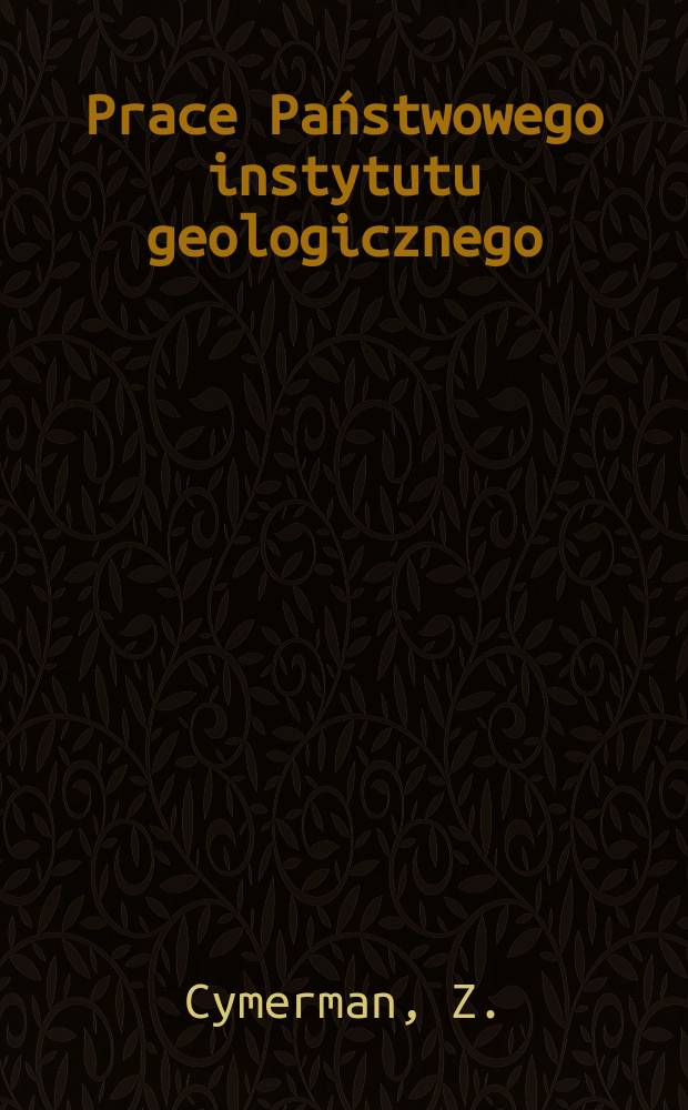 Prace Państwowego instytutu geologicznego : Analiza strukturalno - kinematyczna