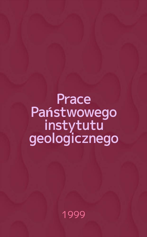 Prace Państwowego instytutu geologicznego : Analiza basenu trzeciorzędowego Przedkarpacia