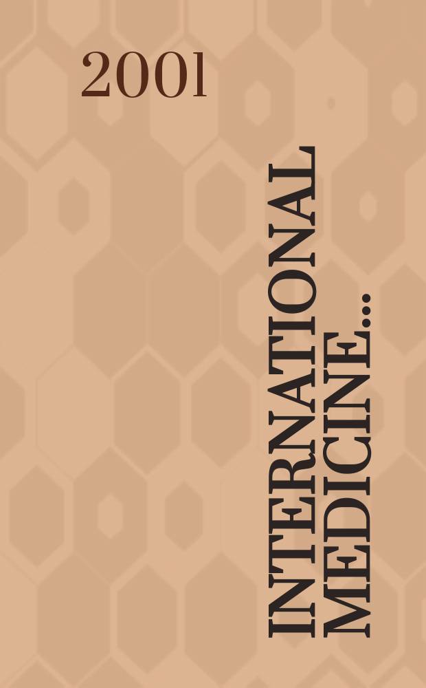 International medicine .. : Section VI of Excerpta medica. Vol.102, №6