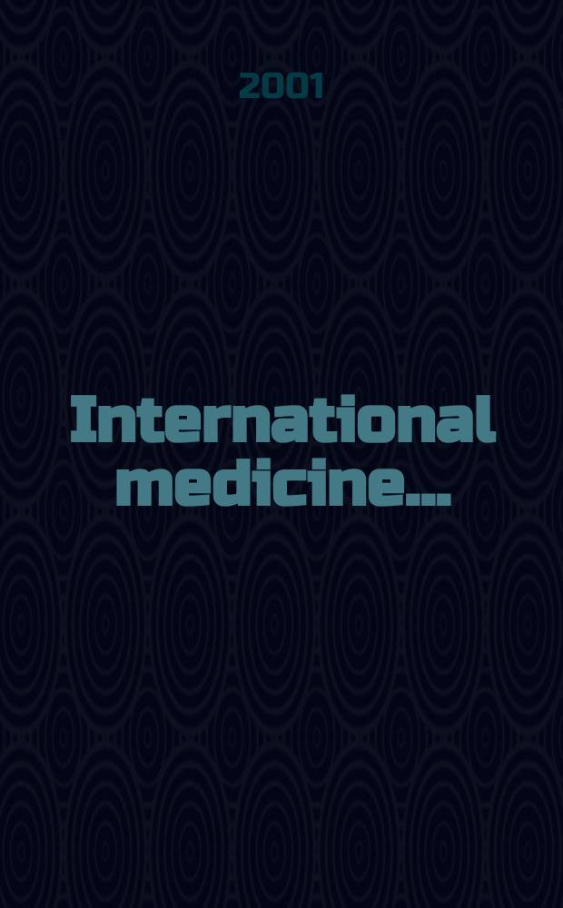International medicine .. : Section VI of Excerpta medica. Vol.103, №1