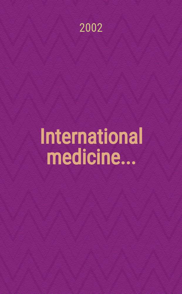 International medicine .. : Section VI of Excerpta medica. Vol.105, №8
