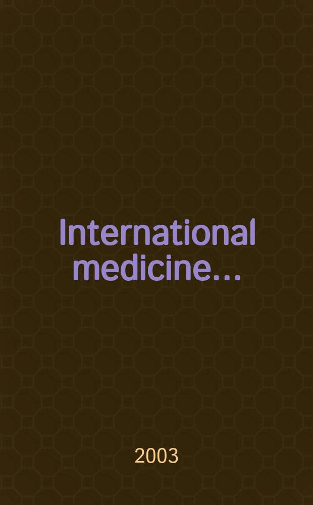 International medicine .. : Section VI of Excerpta medica. Vol.109, №6