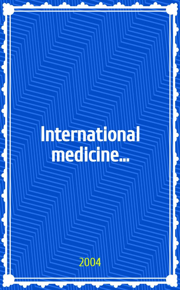 International medicine .. : Section VI of Excerpta medica. Vol.111, №8