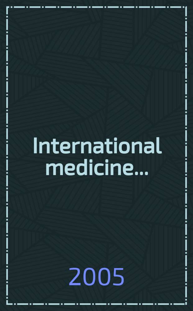 International medicine .. : Section VI of Excerpta medica. Vol.113, №3