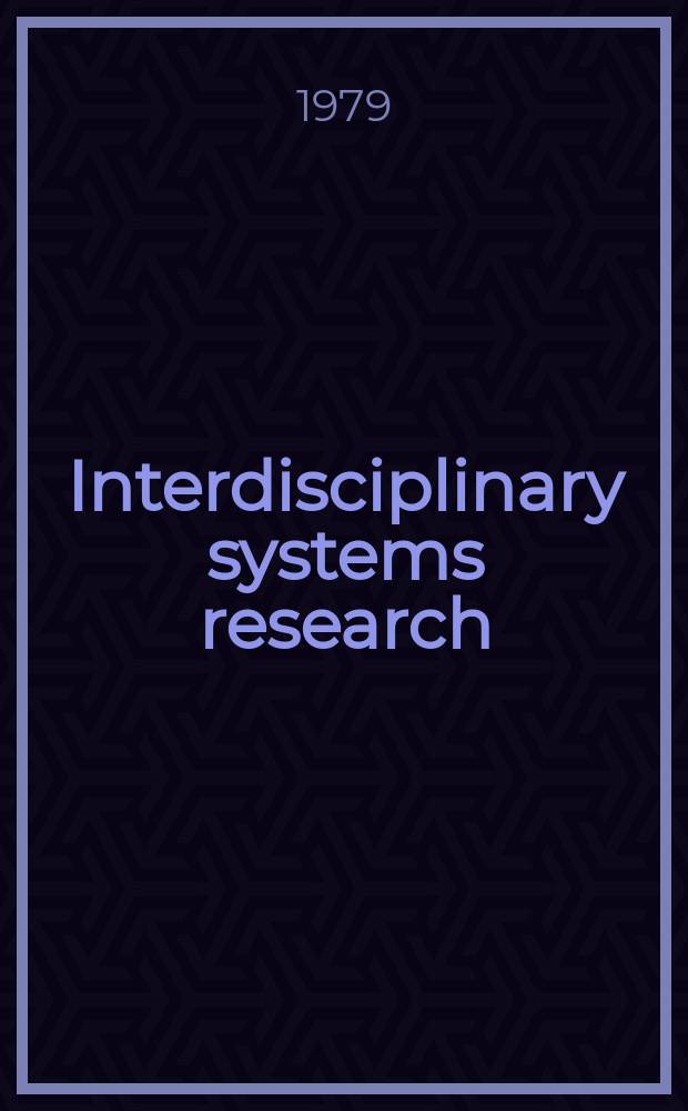 Interdisciplinary systems research : ISR. 67 : Self-improving teaching systems