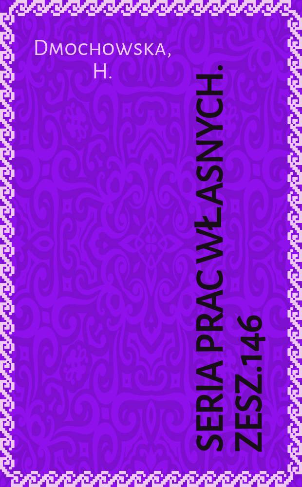 Seria prac własnych. Zesz.146 : Bibliografia typizacji i koordynacji wymiarów za rok 1961