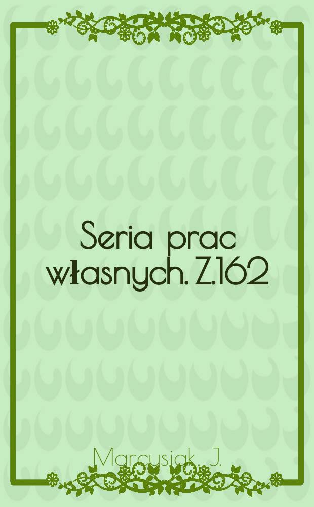 Seria prac własnych. Z.162 : Zależności w programowaniu oraz planowaniu wieloletnim inwestycji i budownictwa