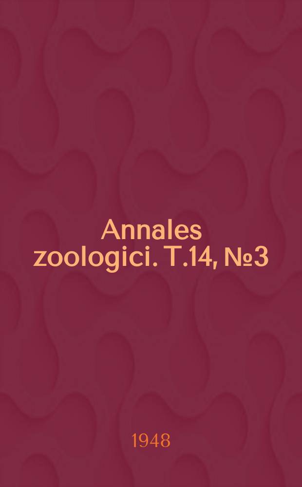 Annales zoologici. T.14, №3 : Mundochthonius carpaticus sp. nov., nowy gatunek zaleszczotka (Pseudoscorpionidea)