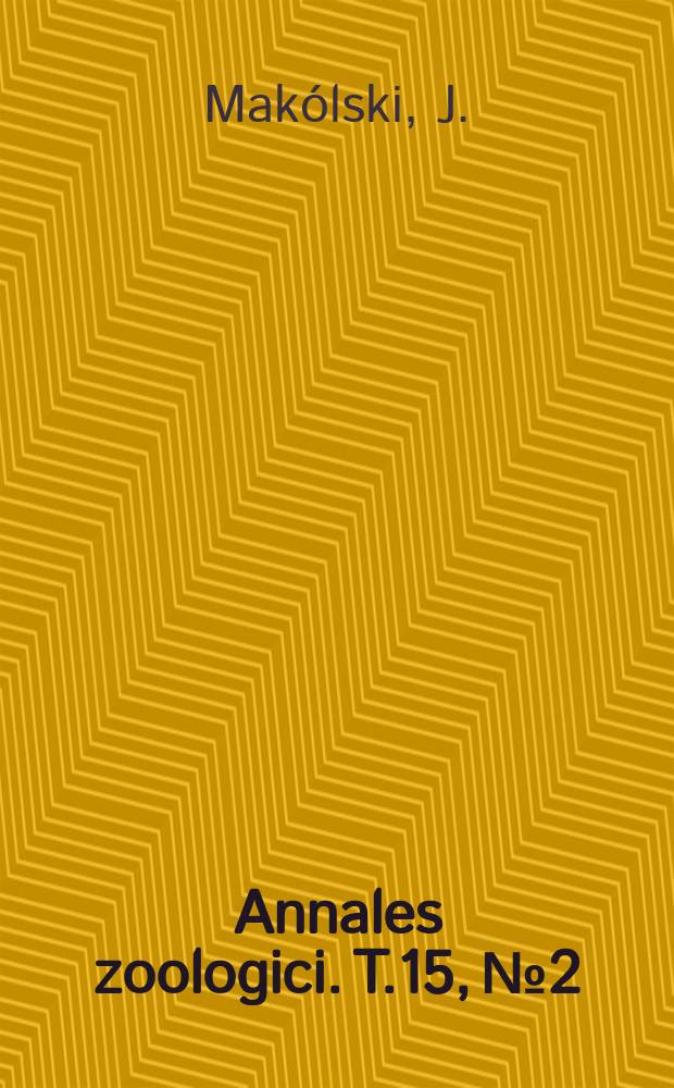 Annales zoologici. T.15, №2 : Revue of Central-European species from the Badister bipustulatus Fabr. group with description of a new species