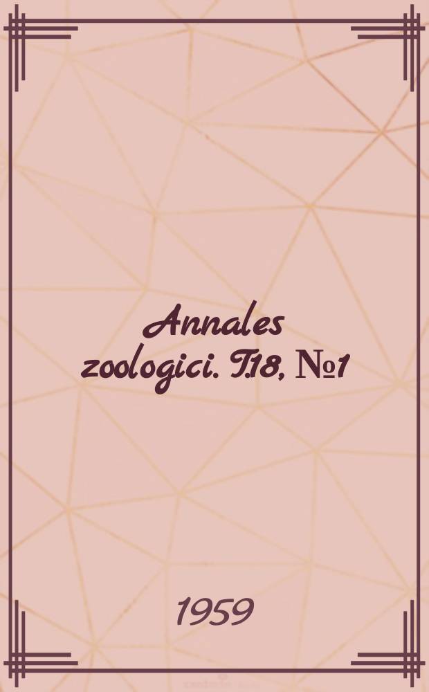 Annales zoologici. T.18, №1 : Zwei neue Blattlausarten (Homoptera, Aphididae) aus Polen