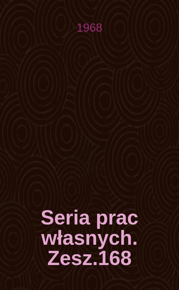 Seria prac własnych. Zesz.168 : Główne zasady planowania i zabudowy miast oraz główne zasady projektowania zespołów (węzłów) przemysłowych