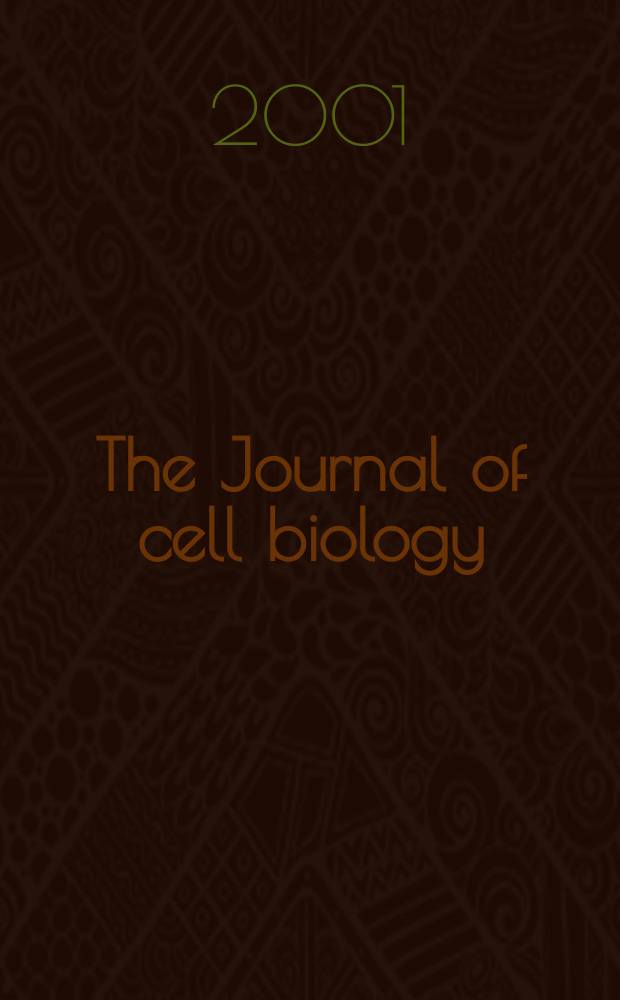 The Journal of cell biology : Formerly the Journal of biophysical and biochemical cytology. Vol.152, №3