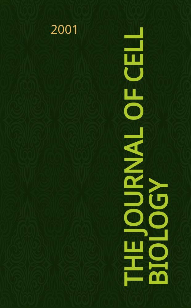 The Journal of cell biology : Formerly the Journal of biophysical and biochemical cytology. Vol.152, №5