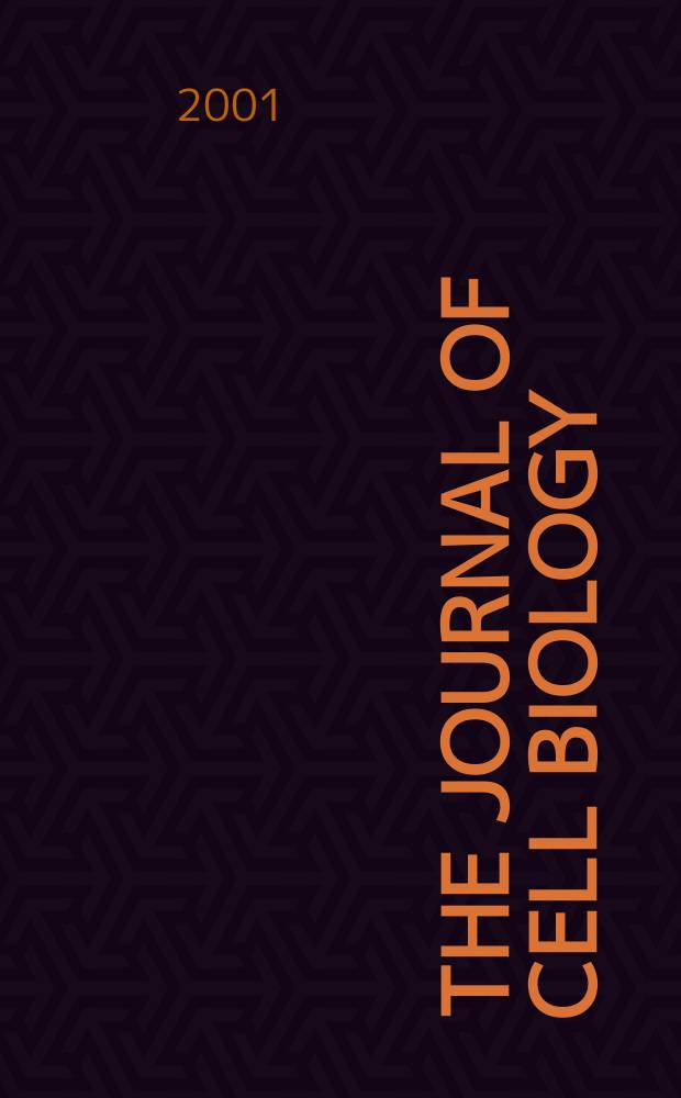 The Journal of cell biology : Formerly the Journal of biophysical and biochemical cytology. Vol.153, №2