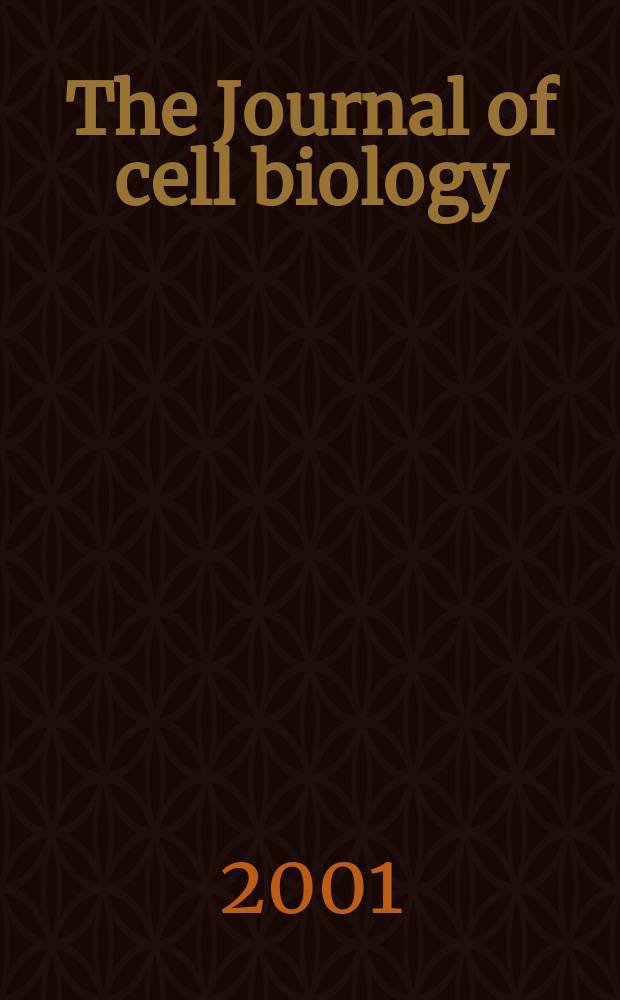 The Journal of cell biology : Formerly the Journal of biophysical and biochemical cytology. Vol.153, №3