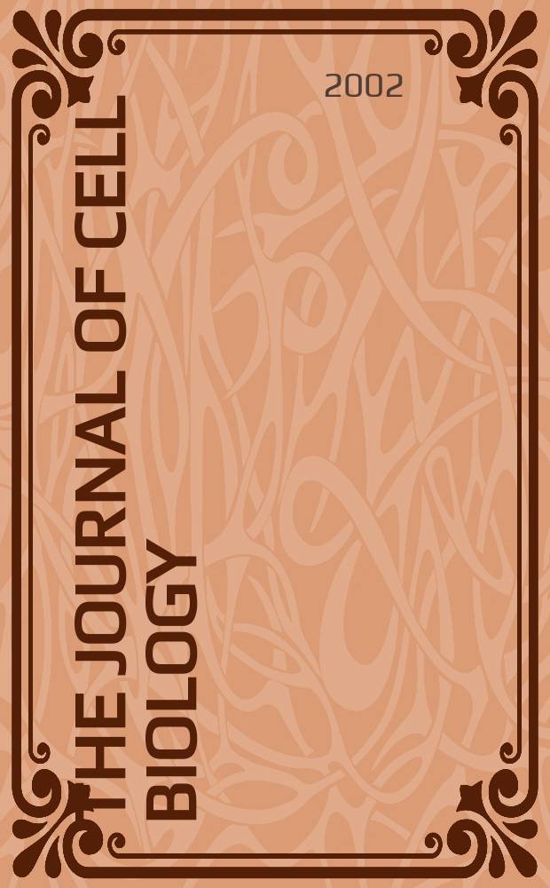 The Journal of cell biology : Formerly the Journal of biophysical and biochemical cytology. Vol.157, №3