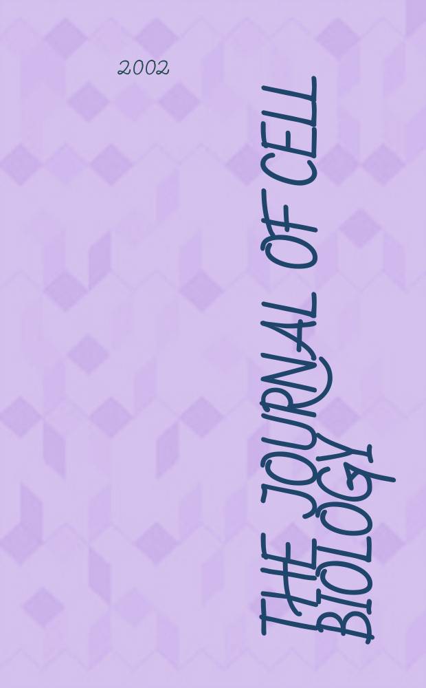 The Journal of cell biology : Formerly the Journal of biophysical and biochemical cytology. Vol.158, №2