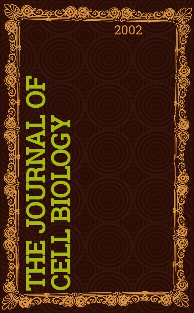 The Journal of cell biology : Formerly the Journal of biophysical and biochemical cytology. Vol.159, №1