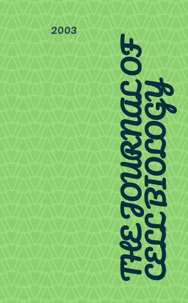 The Journal of cell biology : Formerly the Journal of biophysical and biochemical cytology. Vol.160, №6