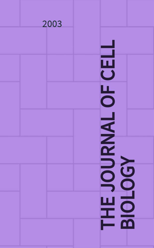 The Journal of cell biology : Formerly the Journal of biophysical and biochemical cytology. Vol.160, №7